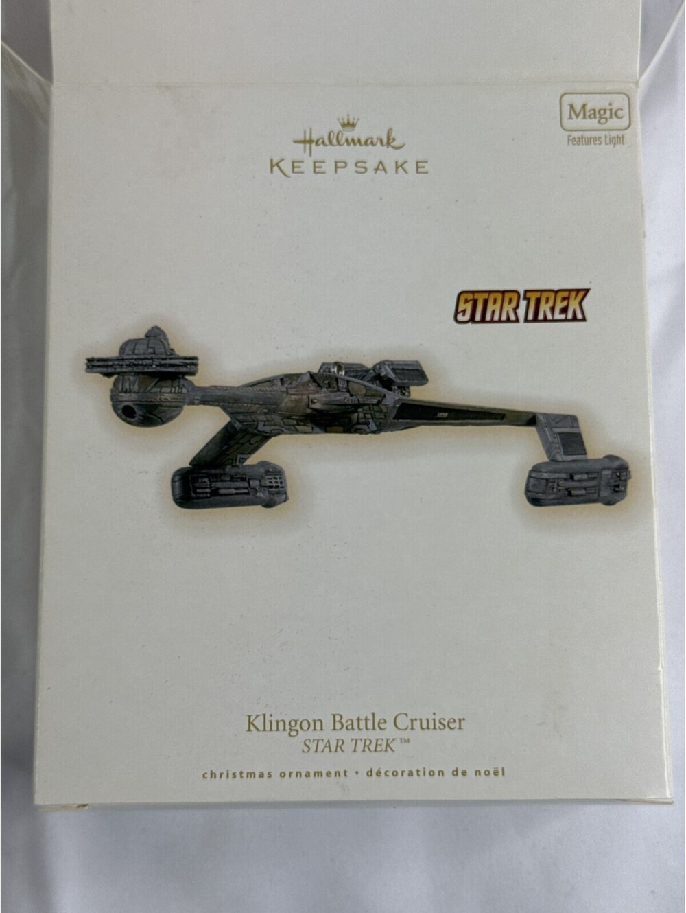 Hallmark Keepsake Star Trek Klingon Battle Cruiser Magic Light 2009 New